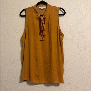 Sleeveless Mustard Top